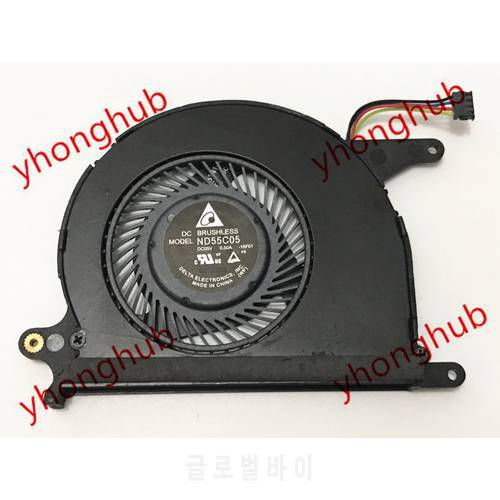 Delta Electronics ND55C05 -15F01 Server Cooling Fan DC 5V 0.50A 4-wire