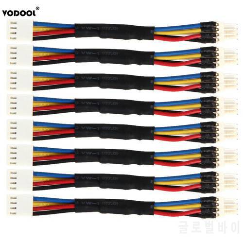 VODOOL 8pcs/lot Fan Resistor Cables PC Cooling Fan Speed Reduce 4 Pin Power Resistor Male to Female Converter Cable Adapter