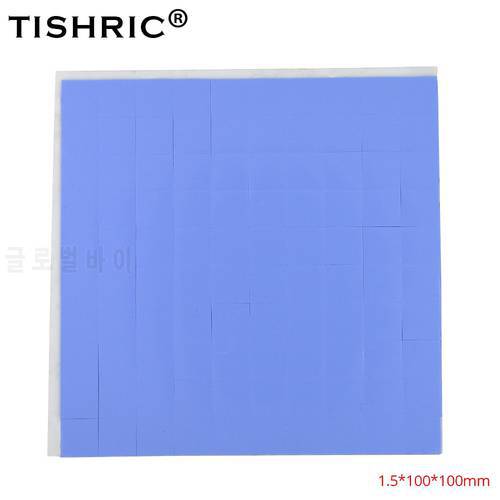 TISHRIC High Performace Computer Fan PC GPU CPU Heatsink Cooling Cooler Conductive Silicone Pad Thermal Pads 1.5mm