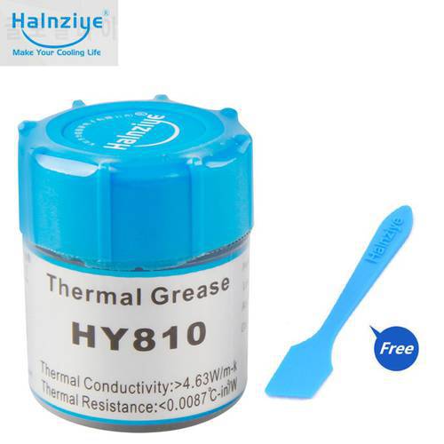 HALNZIYE HY810 Processor graphics card CPU GPU Heat Sink Cooling Cooler Radiator Thermal Grease composite grease silica