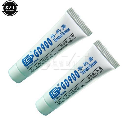 1Pcs GD900 Thermal Conductive Heatsink Grease Paste Silicone Plaster Heat Sink Compound 30 Grams Gray New