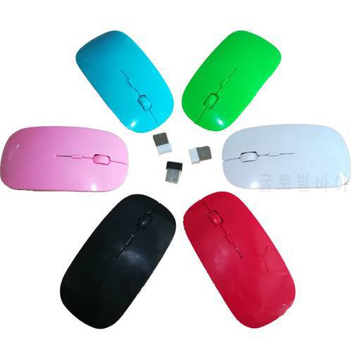 Wireless Mouse 2.4G Receiver Optical Mouse Slim Mouse For PC Laptop Notebook PC Desktop Computer For Macbook