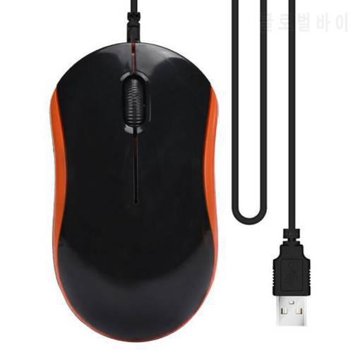 Carprie New Black Optical 1600 dpi USB LED Wired Game Mouse Mice For PC Laptop Computer Useful Hot 18Mar31
