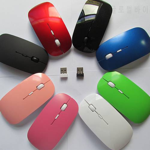 Original 1600 DPI Portable Mini USB Mice Wireless Mouse Ergonomic Optical Gaming Mouse Sem Fio For PC Computer Laptop Pro Gamer