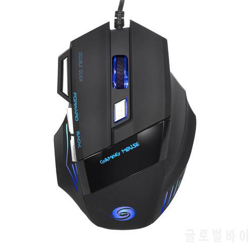 5500 DPI 7D LED Optical USB Wired Gaming PRO Mouse Mice For PC Laptop Computer Free shipping 18Mar1