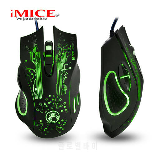 IMICE 6-Key Optical Professional Wired Gaming Mouse X9 Is Suitable For LOL Dota E-Sports PC And Laptop