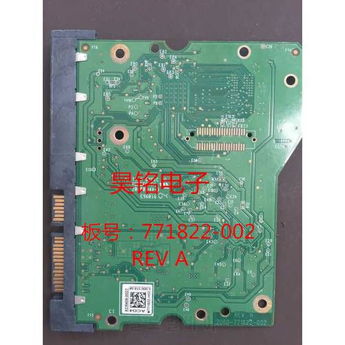 HDD PCB logic board printed circuit board 2060-771822-002 REV A P1 for WD 3.5 SATA hard drive repair data recovery