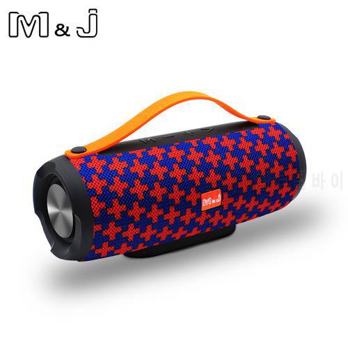 M&J Wireless Best Bluetooth Speaker Portable Outdoor Big Power 10W System USB TF FM Column Subwoofer Speakers for iPhone Samsung