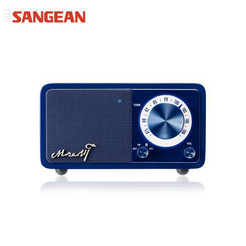Sangean Mozart Mini Blue Bluetooth Portable Speaker With Radio Bluetooth Speaker With FM Radio for Mobile Phone Gift For Family