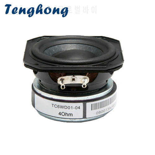 Tenghong 1pcs 2 Inch Full Range Speaker 4Ohm 20W Portable Audio Speaker Treble Midrange Bass Speaker Home Theater Loudspeakers