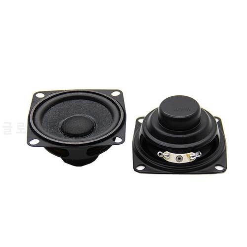 2PCS 53mm2 inch Magnetic Speaker 4 ohm 8W Small Bass Multimedia Speaker with fixed hole