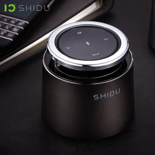 SHIDU Mini Bluetooth 4.2+EDR Speaker Portable Wireless Loudspeaker Outdoor Stereo Music Surround Touch Key Press Hands-Free Call