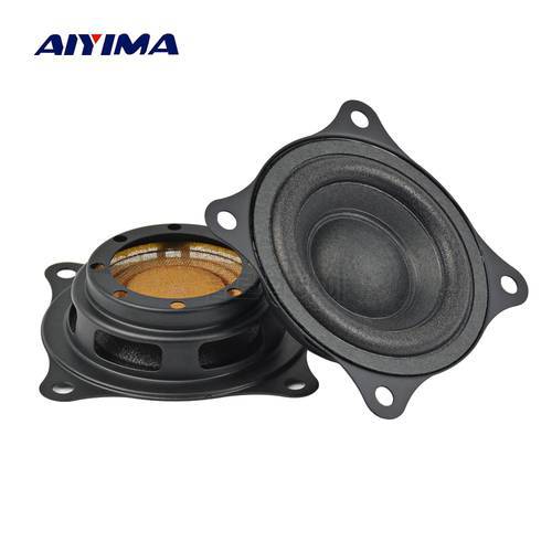 AIYIMA 2Pcs 2/2.2Inch Audio Speaker Altavoz Portatil Passive Radiator Auxiliary Bass Boost Column Speakers For Music Center
