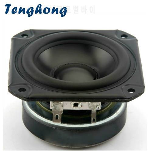 Tenghong 1pcs 3 Inch Audio Portable Speakers Full Range 4Ohm 40W Tweeter Midrange Woofer For Peerless Car Bluetooth Loudspeakers