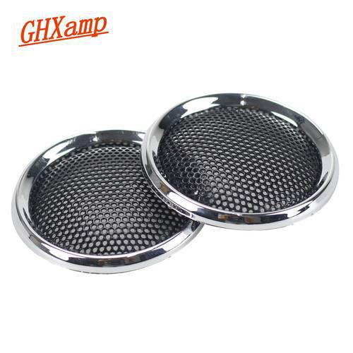 Ghxamp 1 inch 2 inch Speaker Grill Mesh 36MM 50MM Mini Round Speaker Net LoudSpeaker Decorative Ring Cover 1 Pairs