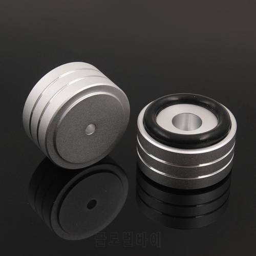 Mayitr 4pcs 40x20mm Aluminum Speaker Spike High Quality Amplifier Turntable DAC CD Player Isolation Feet Pad Stand