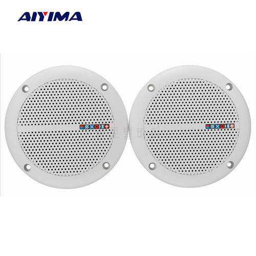 AIYIMA 2Pcs Audio Ceiling Speakers Waterproof Radio Speaker Passive Sound WEAH-400 4 Ohm 25W Speaker DIY For Home Theater