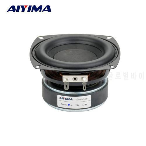 AIYIMA 1Pcs 4 Inch Subwoofer Speaker HIFI 4 8 Ohm 100W Woofer Sound Speaker Super Bass Amplifier Home Theater Loudspeaeker