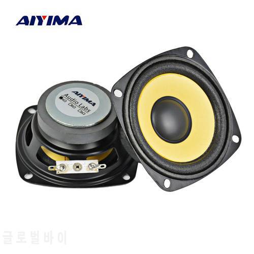 AIYIMA 2Pcs 3 Inch Audio Portable Speakers Full Range 4 Ohm 10 W Sound Amplifier Speaker Multimedia Loudspeaker DIY Home Theater