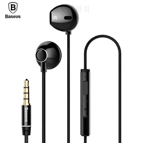 Baseus Wired Earphone For Phone In Ear Earphone With Mic Stereo Headset Earbuds Earpiece For Samsung Xiaomi Sony Fone De Ouvido