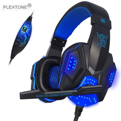 PLEXTONE PC780 Headset Subwoofer Stereo Bass Game Earbud Earphone Headphone with Mic Light USB for PC Gamer Fone De Ouvido