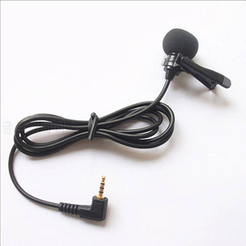 Linhuipad 2.5mm lapel collar microphone Lavalier Tie Clip On Mic For Wireless Bodypack Transmitter System free shipping