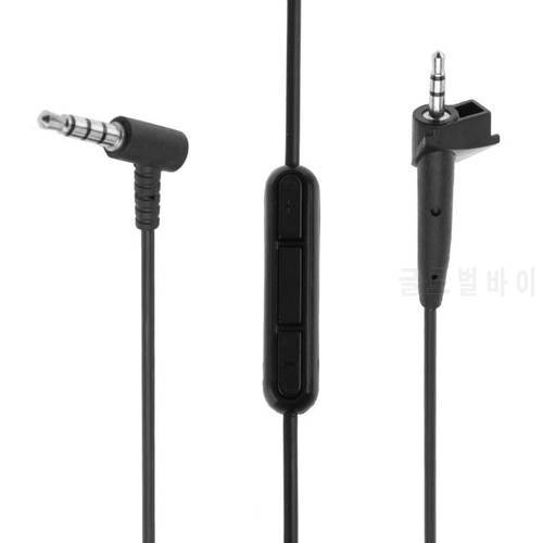 1.5m 2.5mm to 3.5mm Male Earphone Audio Adapter Headset Cable Audio Wire Cables with Mic for Bose Quiet Comfort AE2 Headphone