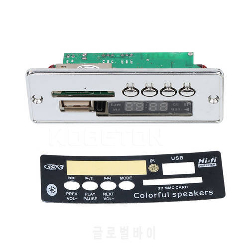 Kebidumei Wireless MP3 Player Integrated Decoder Board Music Audio Module USB For Car Radio Digital LED Remote control