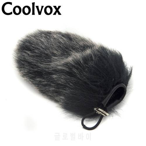 Coolvox Artificial Fur Wind Shield Microphone Windshield Windscreen Muff for Takstar Recorder Sony Camera Rode Microphone 6.5cm