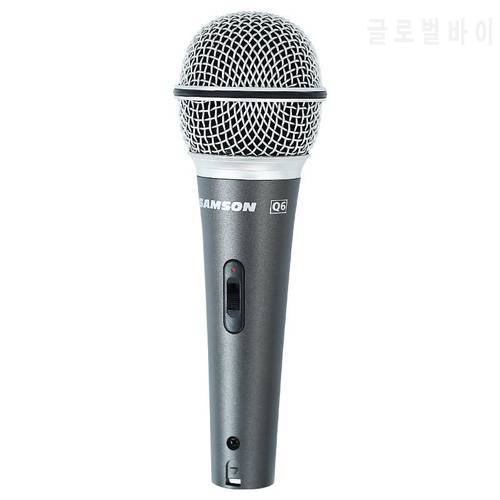 Original SAMSON Q8X Q7 Q6 professional dynamic microphone for vocal and instrument pick up ideal for live singing