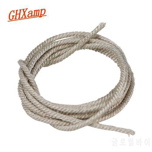 GHXAMP 1M 32 Strand Subwoofer Speaker Lead Wire for Speaker Repair Silver Cable above 18