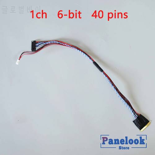 1ch 6-bit 40Pins Universal Driver Board Screen Cable