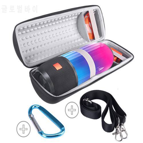 Gosear Portable Shockproof Speaker Protective Storage Case Bag Pouch with Carabiner Belt for JBL Pulse 3 Accessories
