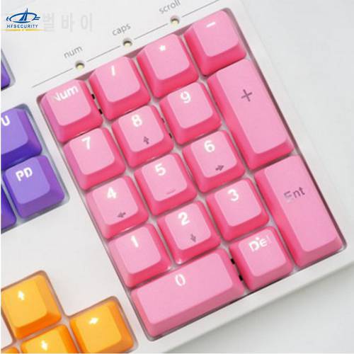 [HFSECURITY] Mechanical Keyboard 14 Keys PBT Keycaps Colorful Backlight Keypress