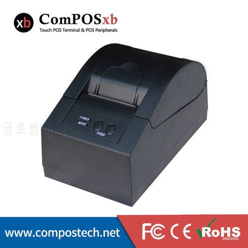 Black pos printer USB thermal printer 58mm thermal printer