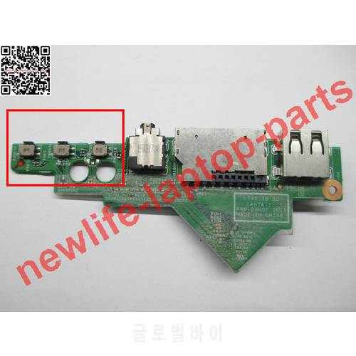 original for flex 3 1470 1580 USB AUDIO switch power botton board LT41 IO BD 448.03N01.0011 test good free shipping