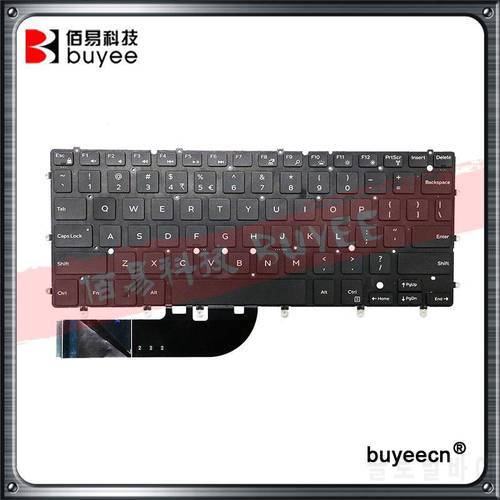 Laptop US Keyboard For DELL E7440 E7420 13 9343 13 9350 15BR N7547 N7548 17-3000 12 7000 US Version Keyboard Black