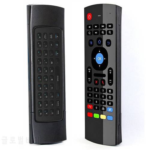 MX3 Multifunction 2.4G Fly Mouse Mini Wireless Keyboard & Infrared Remote Control & 3-Gyro + 3-Gsensor for Google Android TV/Box
