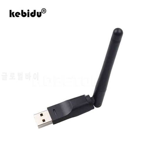 kebidu Mini WIFI USB Adapter MT7601 150Mbps USB 2.0 WiFi Wireless Network Card 802.11 b/g/n LAN Adapter with rotatable Antenna
