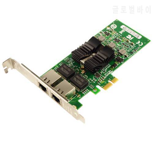 82576 Chipset Dual Ports Gigabit Server Adapter PCIe NIC E1G42ET 10/100/1000Mbps