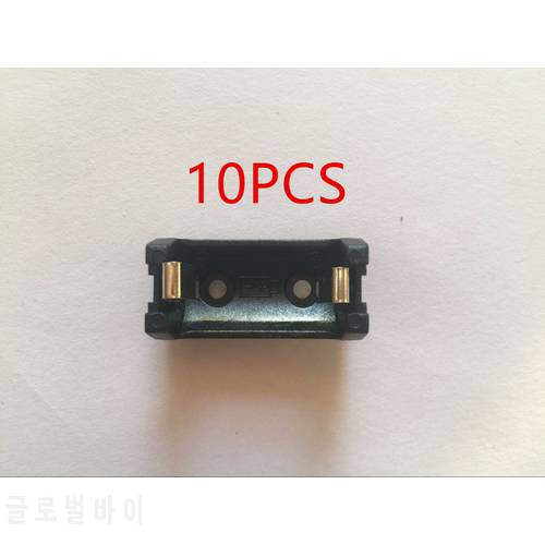10PCS/lot 3V Plastic Battery Holder 1/2 AA Battery Box CR2 Battery Case For Soldering connecting