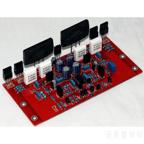 Japan Three-tube 2SA1216+2SC2922 +new op amp OP07 Mono 150W amplifier board/Voice of Berlin 933 lines amplifier board