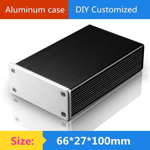 aluminum amplifier chassis Instrumentation case amplifier housing /AMP Enclosure /case/DIY box (66*27*100 mm)
