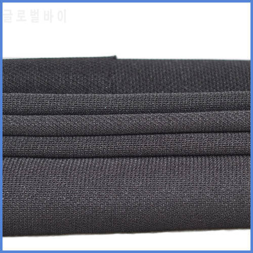 Thickened Speaker Grill Cloth Auido Stereo Dustcloth Filter Fabric Mesh Speaker Grille Mesh Cloth 1.75x0.5m Black