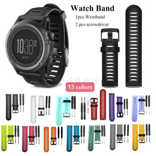 New Arrival Smart Watch Bracelet Replaceable Silicone Wrist Strap Band for Garmin Fenix3 Fenix3HR Fenix5 X Watch Band