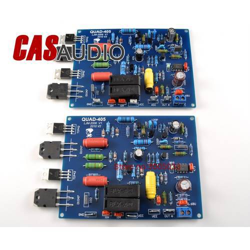 One Pair LJM 100W *2 Stereo Power Amplfier AMP Ref Quad 405,High Quality Amplifier Board For DIY