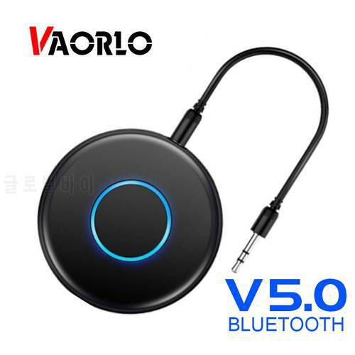 VAORLO 5.0 Bluetooth Transmitter For TV PC 3.5mm Jack Audio Music Wireless Adapter For Bluetooth Headphones Bluetooth Adaptador