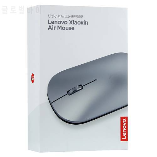 Original Lenovo xiaoxin air2 mouse Wireless Bluetooth V5.0 USB Interface mouse for computer MAC PC Laptop gaming mouse gamer