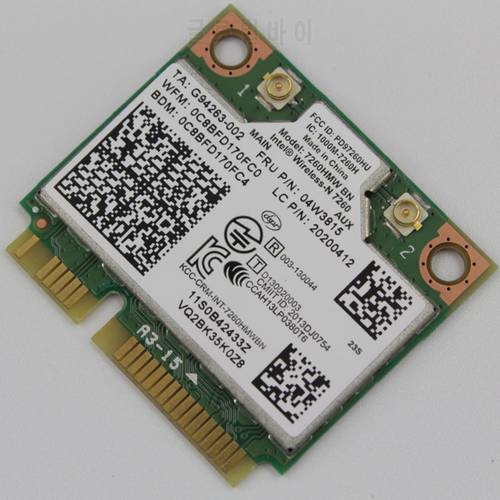 Intel Wireless-N 7260 BGN+BT4.0 HMC Combo Wireless Card For Lenovo Thinkpad Y410P Y430P Y510P Series,FRU 04W3815 20200412