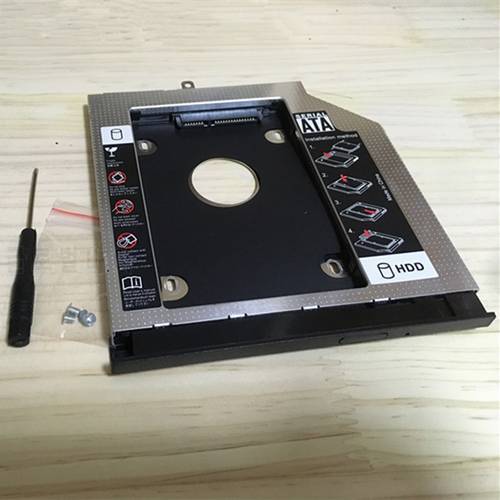 NEW Notebook optical drive hard disk carrier 12.7mm aluminum IDE interface supports mechanical SSD solid state